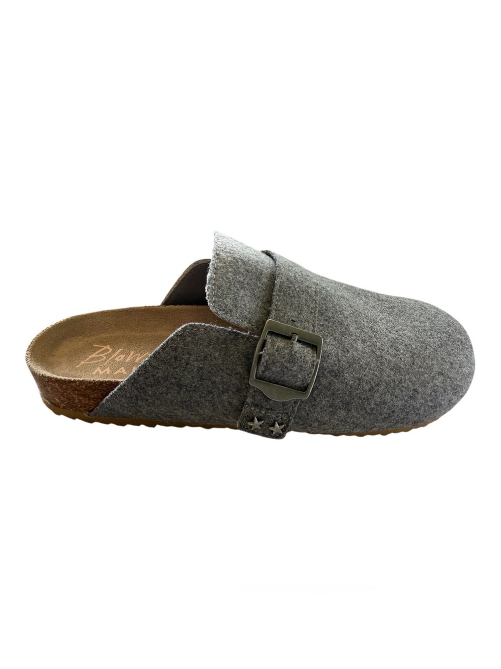 Blowfish Malibu Kids Gray Felt Clogs Size 6